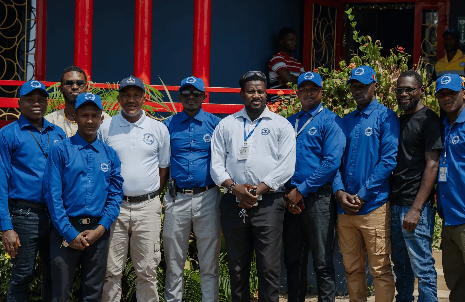 Portail sécurisé d'une résidence à Conakry